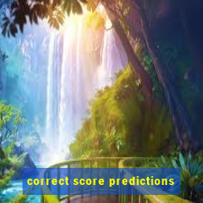 correct score predictions